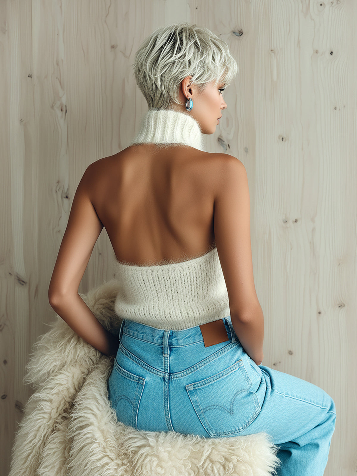 TILDA | HALTER TURTLENECK VEST