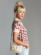 FRIDA | HEART-PATTERN SWEATER