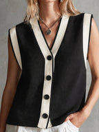 ADELINE | COLOURBLOCK KNIT VEST
