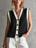 ADELINE | COLOURBLOCK KNIT VEST