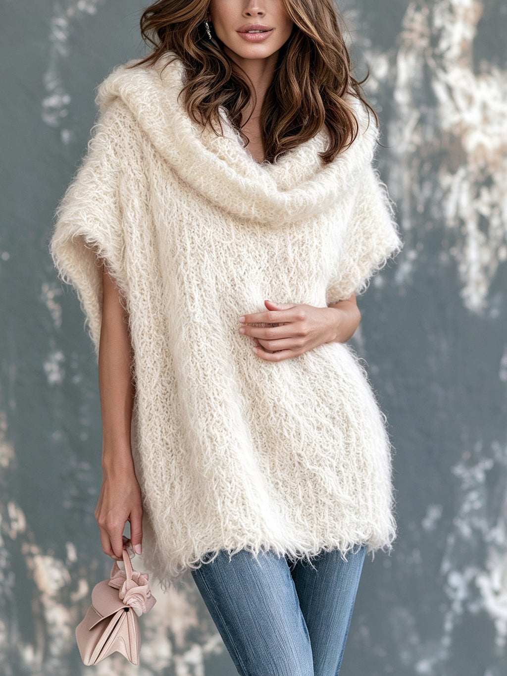 MANON | CREAM COWL VEST
