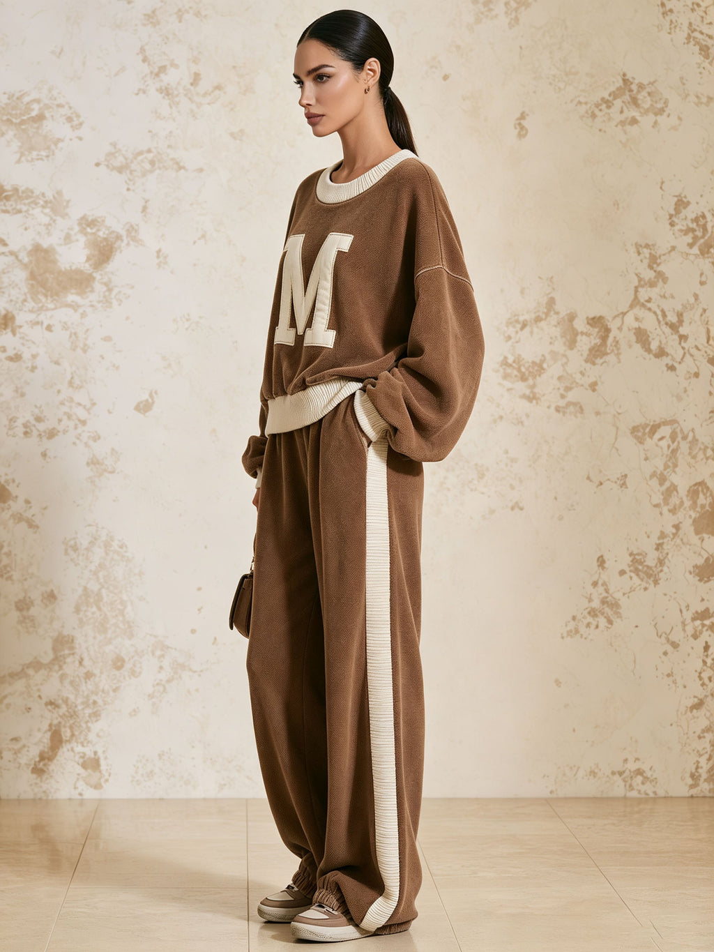 Letter M 2 Piece Tracksuit Set