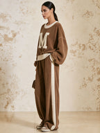 Letter M 2 Piece Tracksuit Set