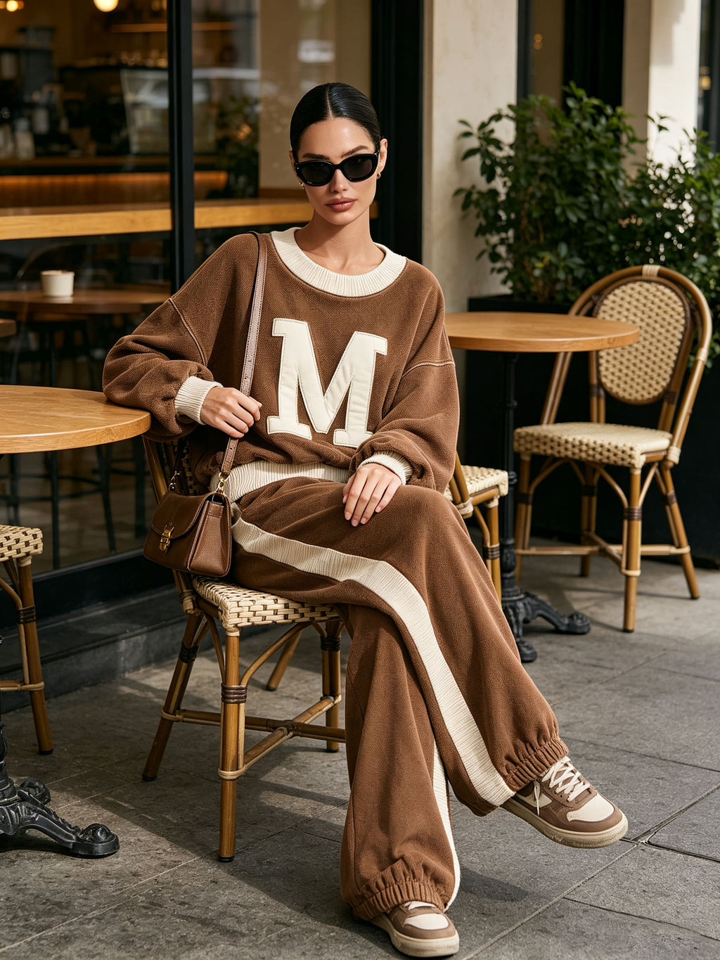 Letter M 2 Piece Tracksuit Set