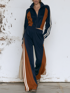 Vintage Sporty Sweatshirt Set