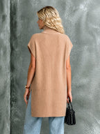 LIVIA | CAMEL ZIP VEST