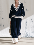 Luxe Velvet Contrast Lounge Set