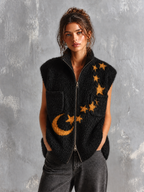 AMARA | MOON-STAR JACQUARD VEST