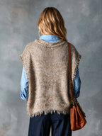 DAHLIA | FRINGE KNIT VEST