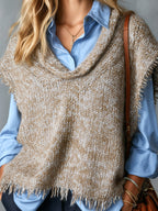 DAHLIA | FRINGE KNIT VEST