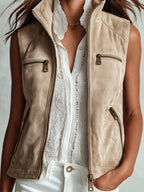ALBA | BEIGE CARGO VEST