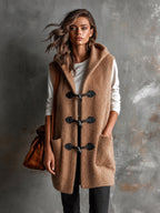 APOLLINE | HOODED TOGGLE VEST