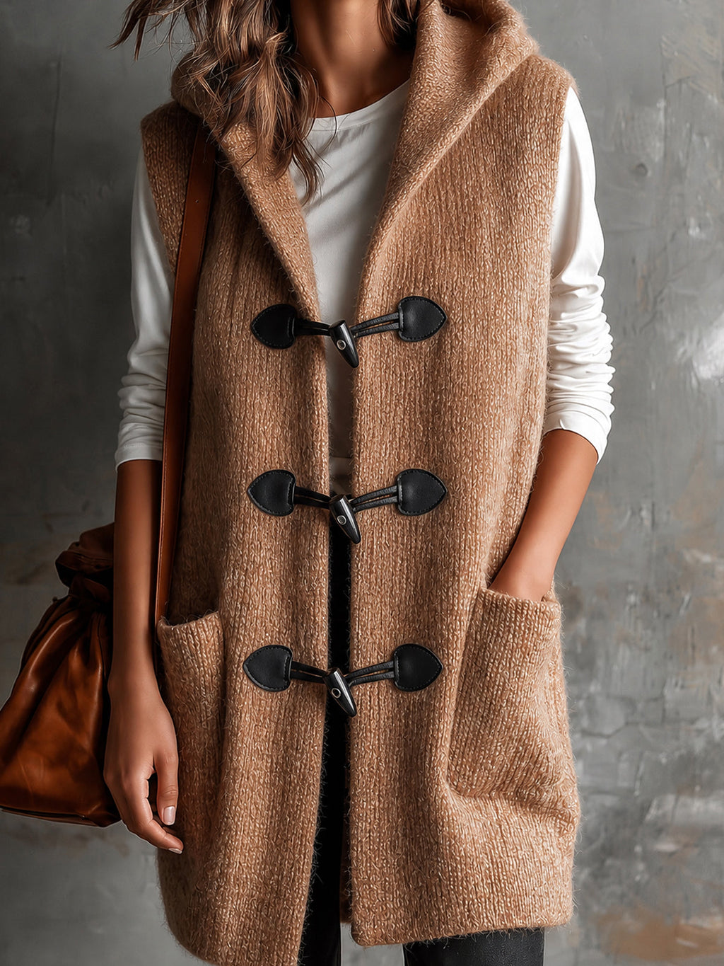 APOLLINE | HOODED TOGGLE VEST