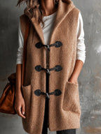APOLLINE | HOODED TOGGLE VEST