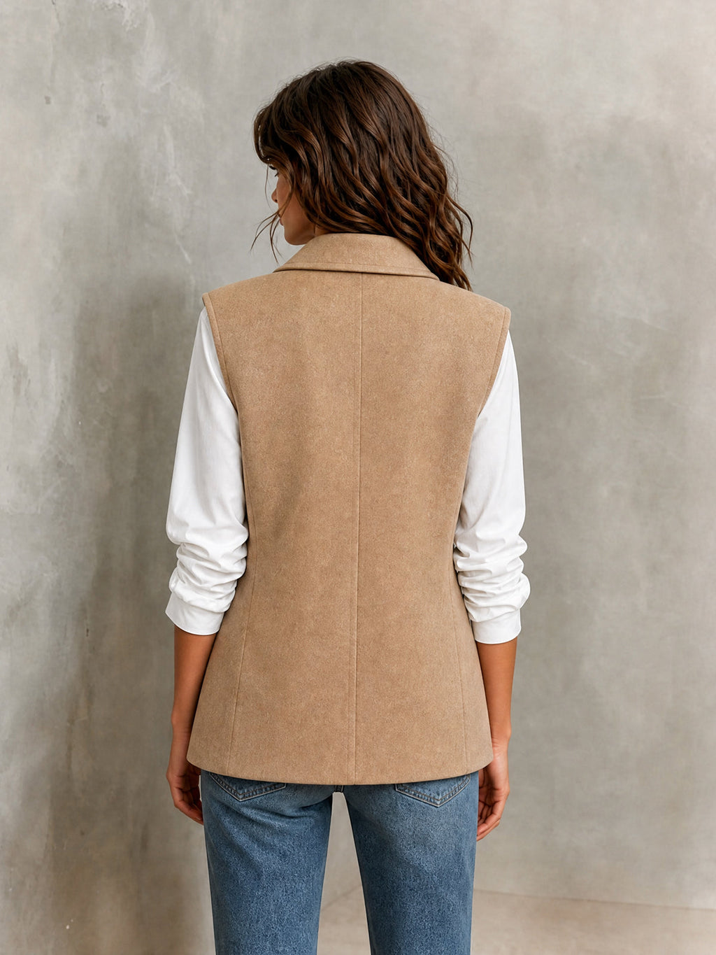 LUCINDA | BELTED WOOL VEST