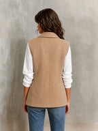 LUCINDA | BELTED WOOL VEST
