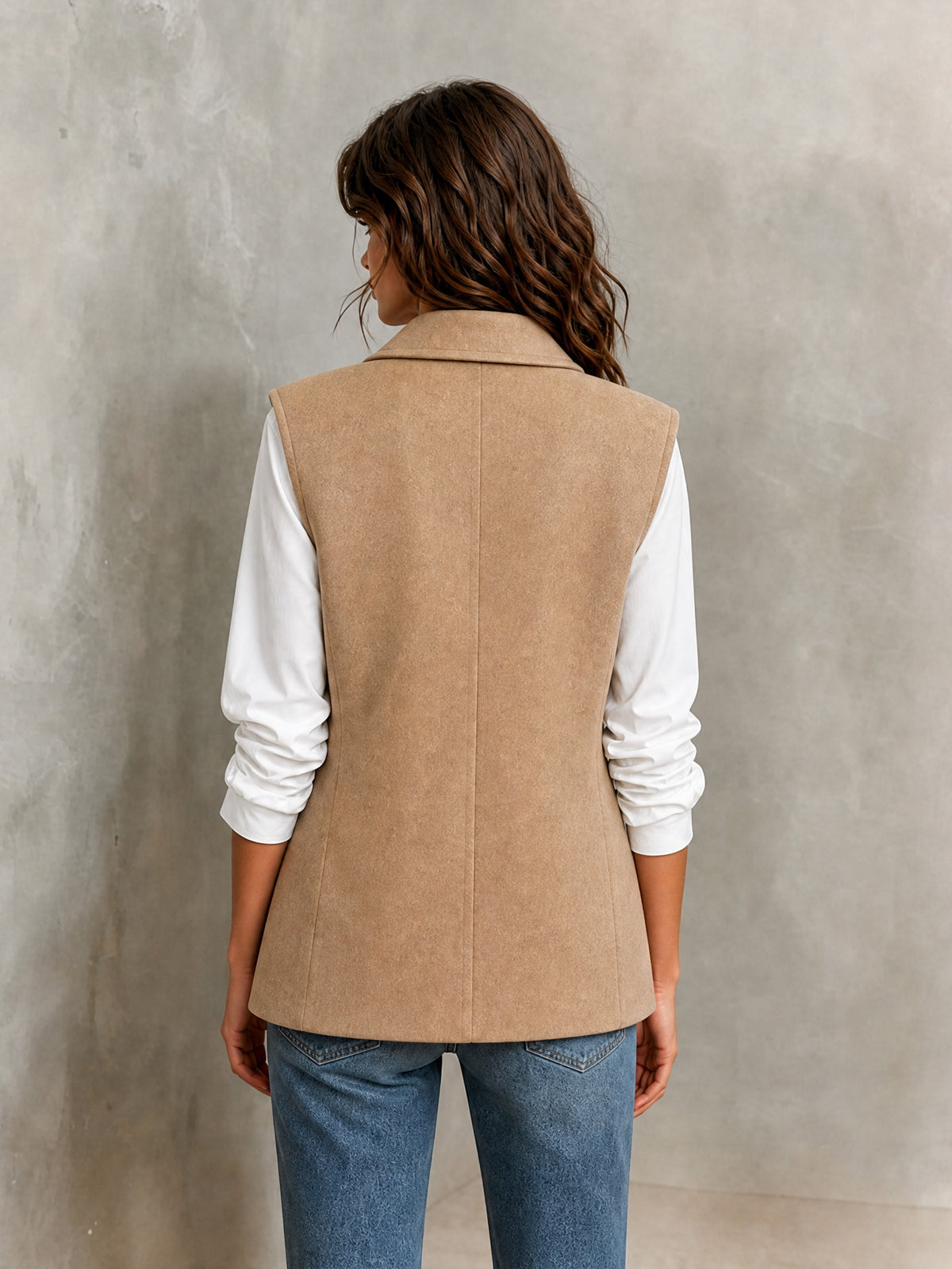 LUCINDA | BELTED WOOL VEST