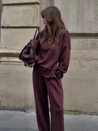 Brenara - Relaxed Fit Sweatshirt Set