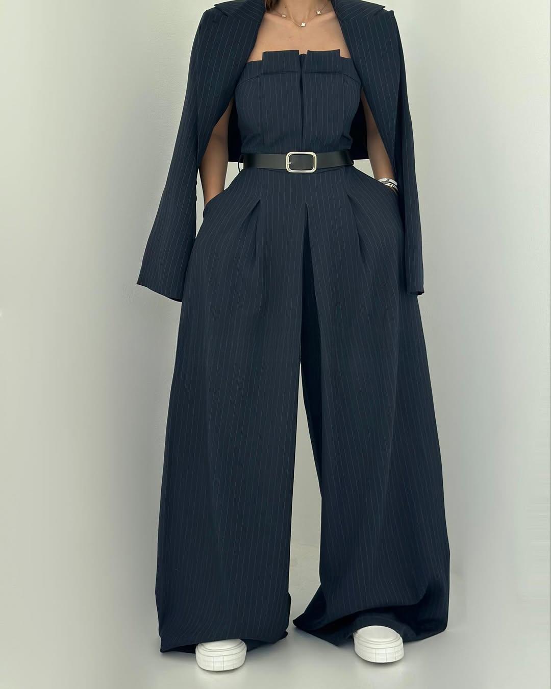 Cyravine - Women's Bustier and Jacket Set - Elegant and Trendy Style