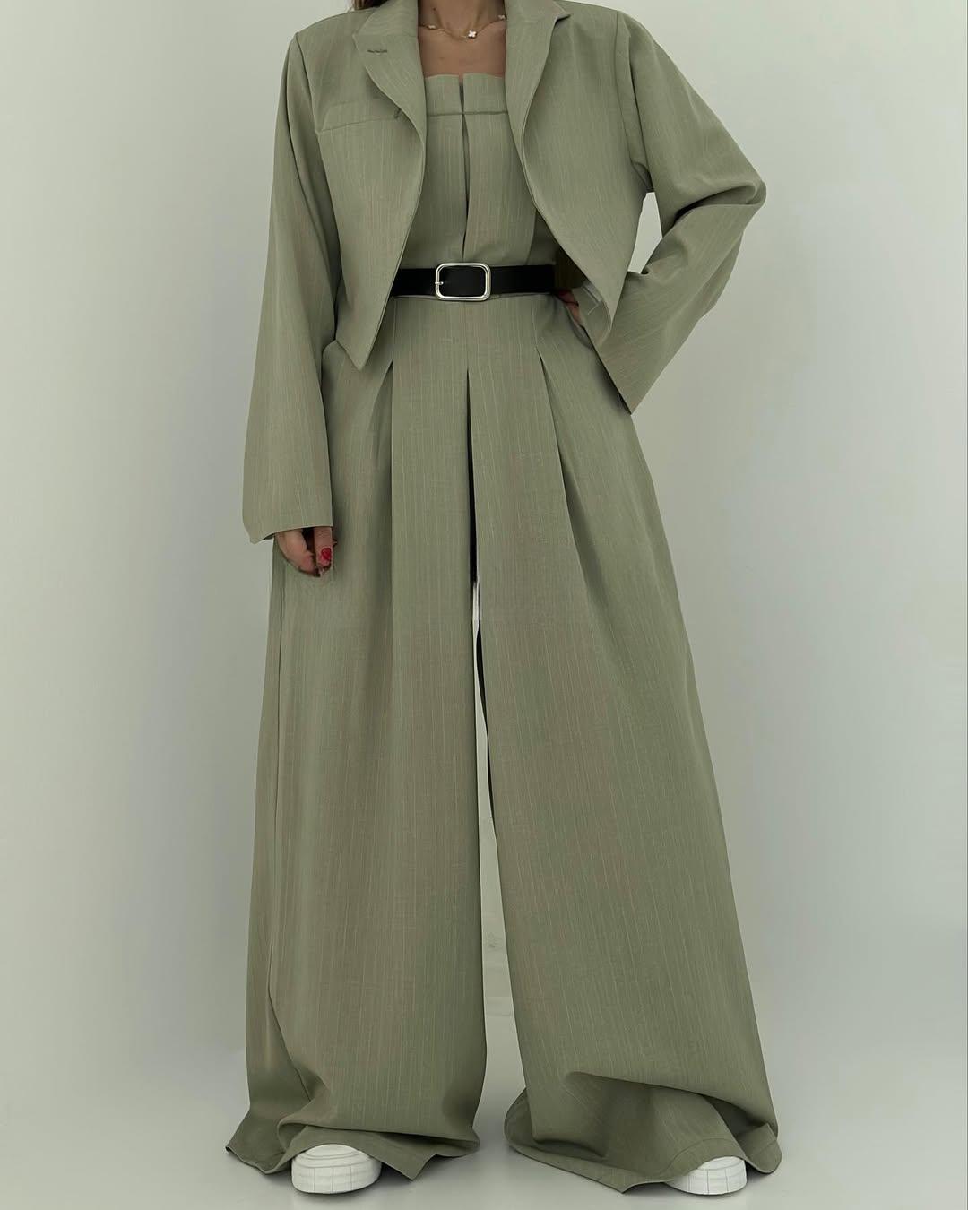 Cyravine - Women's Bustier and Jacket Set - Elegant and Trendy Style