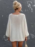 LINNEA | CREAM MESH SWEATER