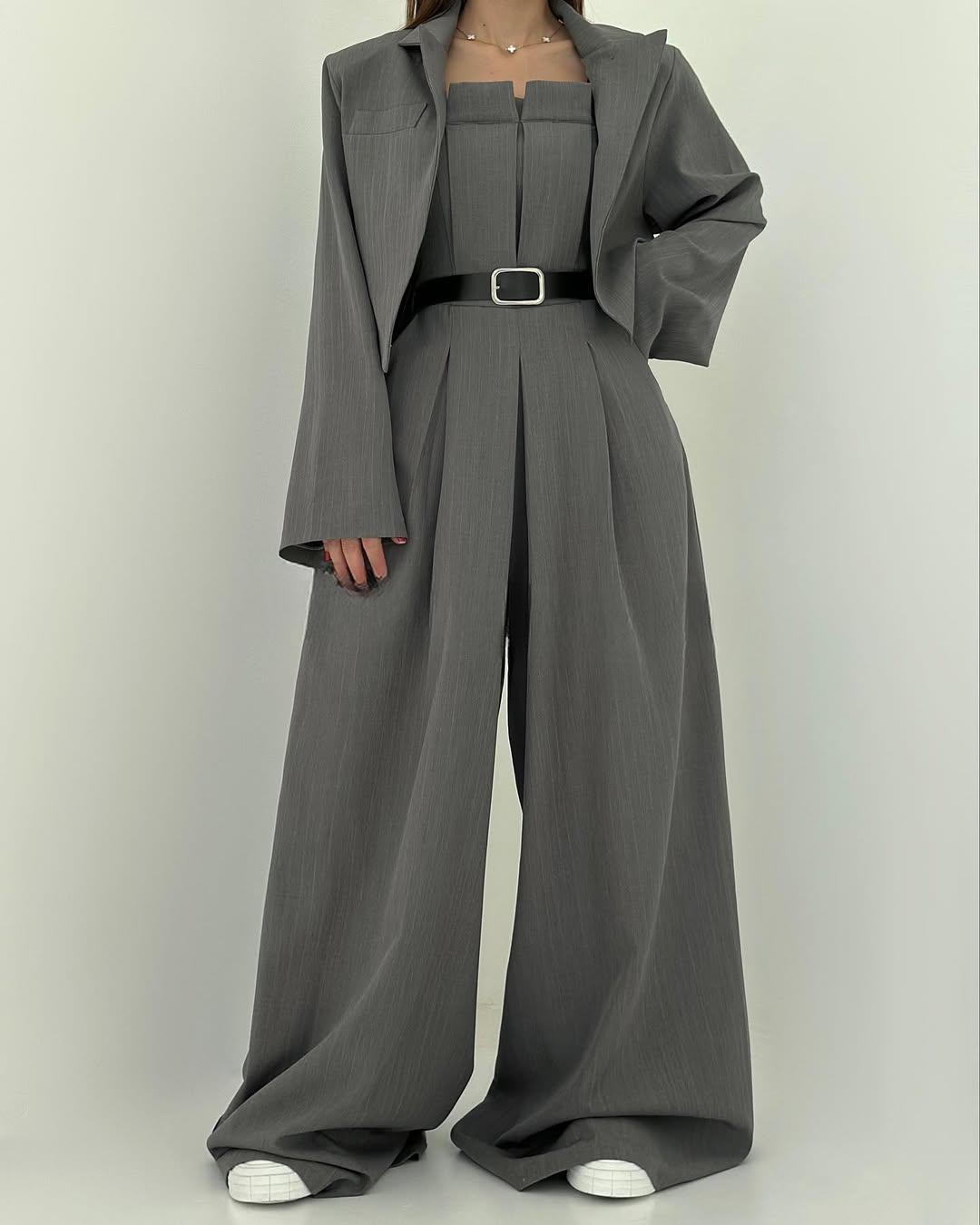 Cyravine - Women's Bustier and Jacket Set - Elegant and Trendy Style