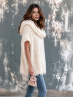 MANON | CREAM COWL VEST