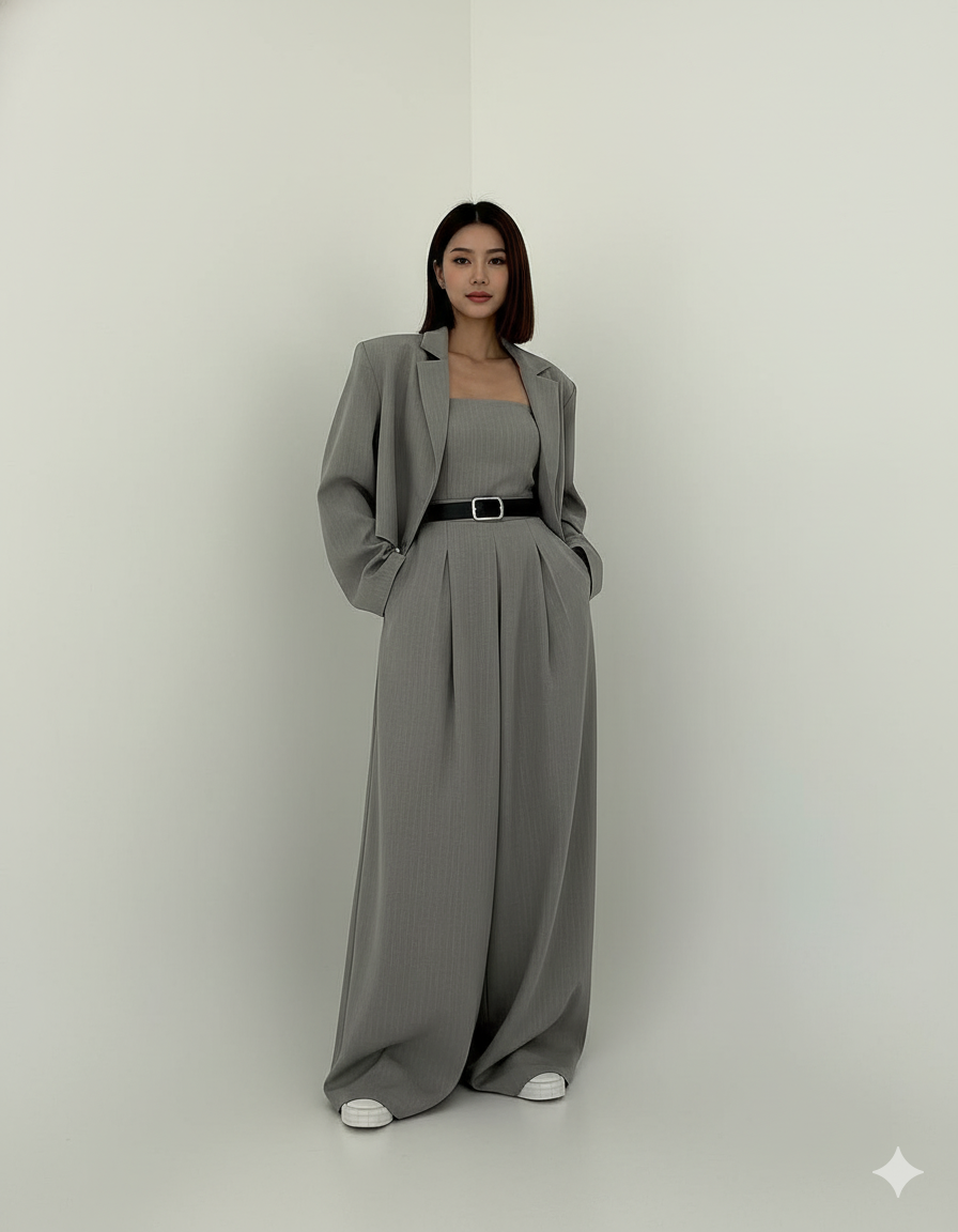 Cyravine - Women's Bustier and Jacket Set - Elegant and Trendy Style