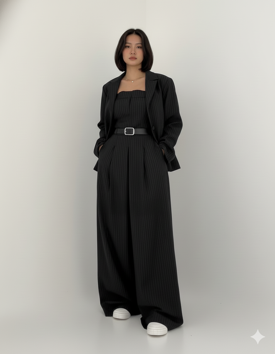 Cyravine - Women's Bustier and Jacket Set - Elegant and Trendy Style