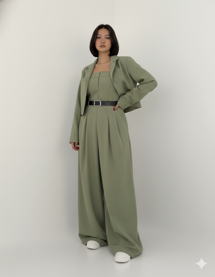 Cyravine - Women's Bustier and Jacket Set - Elegant and Trendy Style