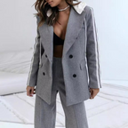 Gwenalyn - Sporty Patchwork Hooded Blazer Jacket