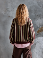 ROMILLY | OLIVE STRIPE SWEATER